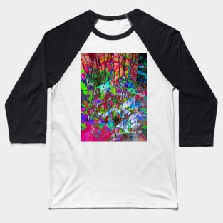 Hidden Dog Graffiti Photo Collage Baseball T-Shirt